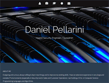 Tablet Screenshot of danielpellarini.com